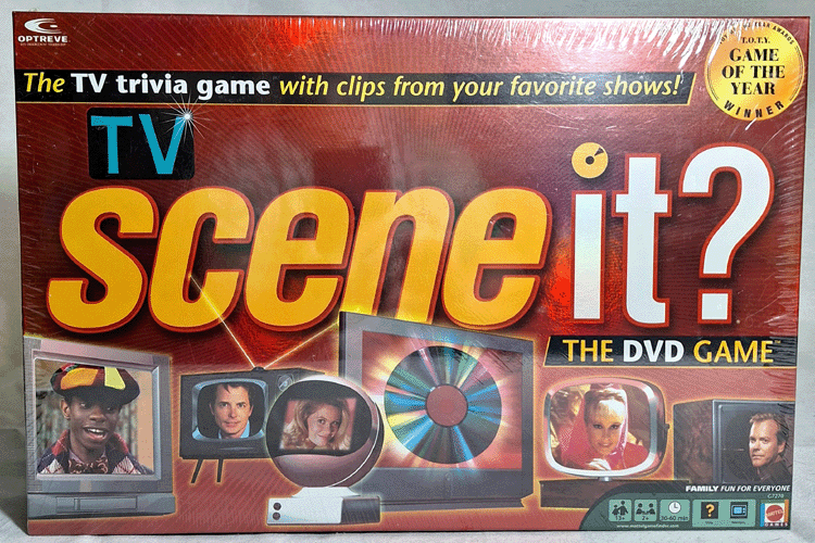 Mattel TV SCENE IT DVD Trivia Game 2005